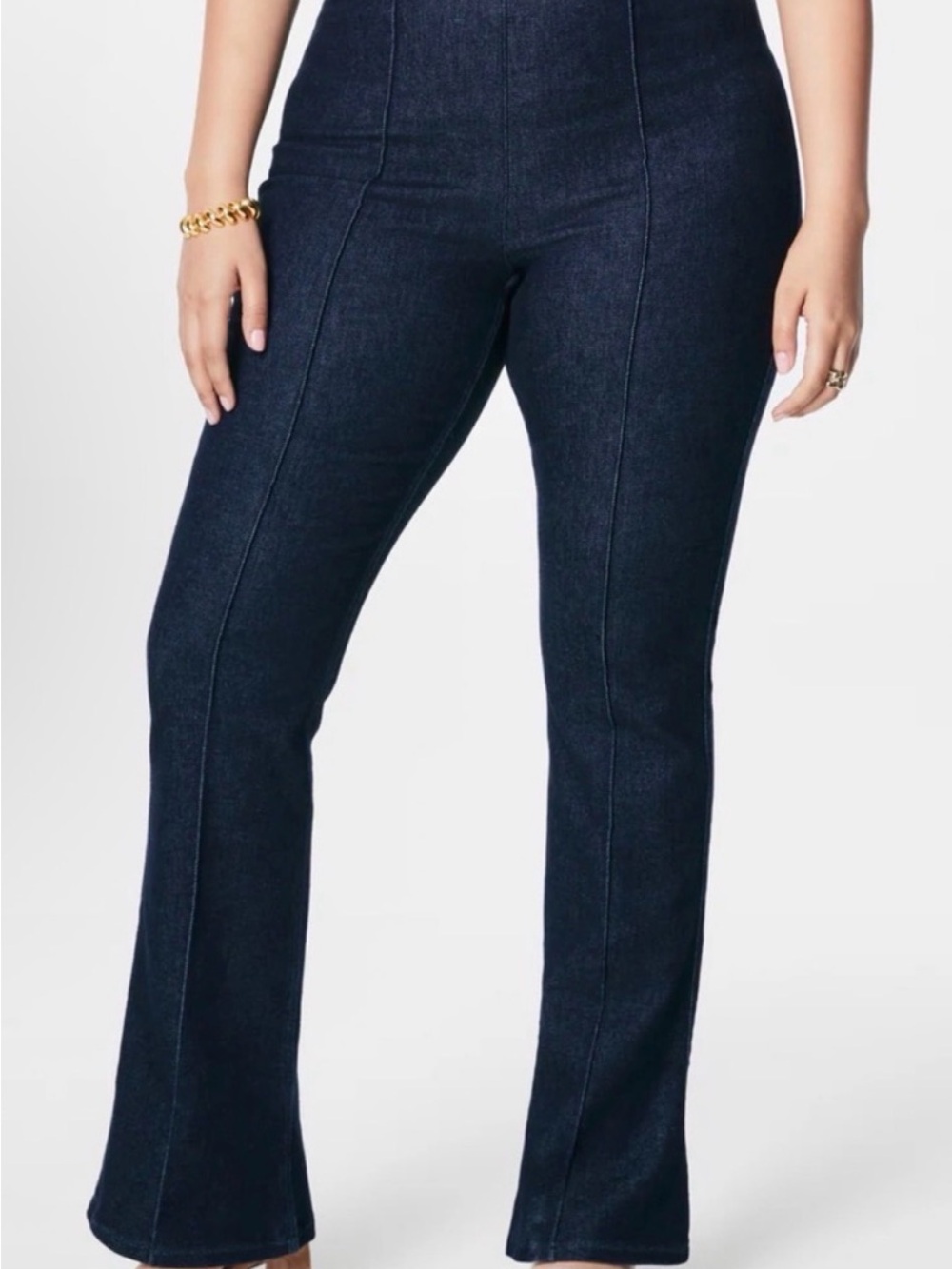 SPANXshape™ Original EveryWear Zero Waistband Micro Flare Jeans | Raw Indigo